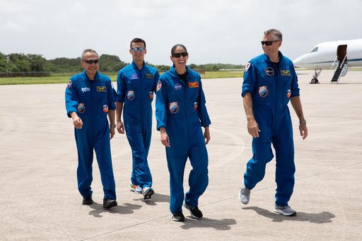 NASA’s SpaceX Crew-7 Crew Arrival at Kennedy Space Center