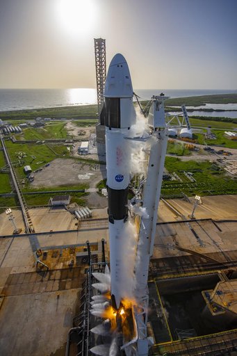 NASA's SpaceX Crew-7 Static Fire Test