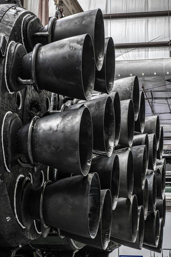 SpaceX Falcon Heavy in Hangar Before Static Fire Test for NASA’s Psyche Mission