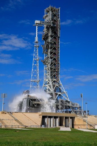Artemis II Water Deluge Test