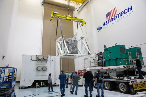 PACE Spacecraft Uncrating
