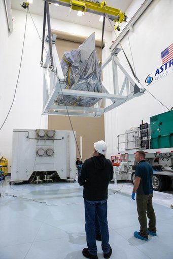 PACE Spacecraft Uncrating