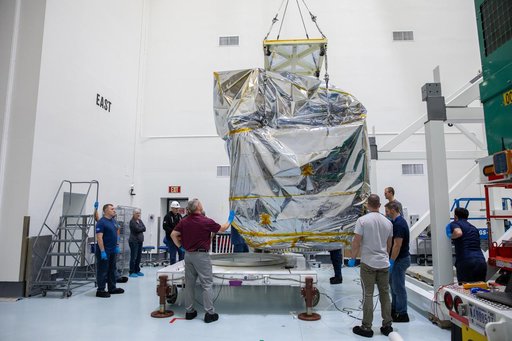 PACE Spacecraft Uncrating