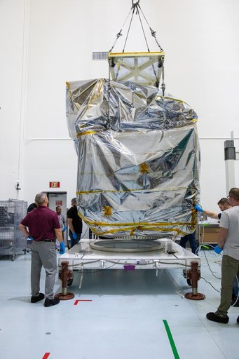 PACE Spacecraft Uncrating