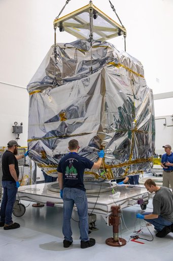 PACE Spacecraft Uncrating