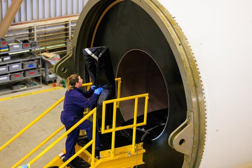 Artemis II Booster Grain Inspection