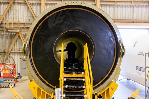 Artemis II Booster Grain Inspection