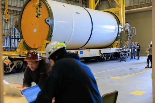 Artemis II Segment Offload and Rotation