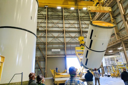 Artemis II Segment Offload and Rotation