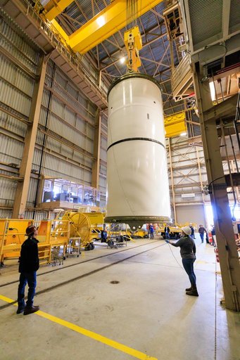 Artemis II Segment Offload and Rotation