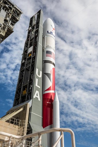 CLPS PM-1 Astrobotic/ULA Rollout for Launch