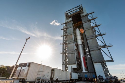 CLPS PM-1 Astrobotic/ULA Rollout for Launch