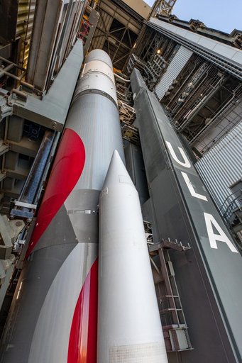 CLPS PM-1 Astrobotic/ULA Rollout for Launch