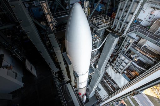 CLPS PM-1 Astrobotic/ULA Rollout for Launch