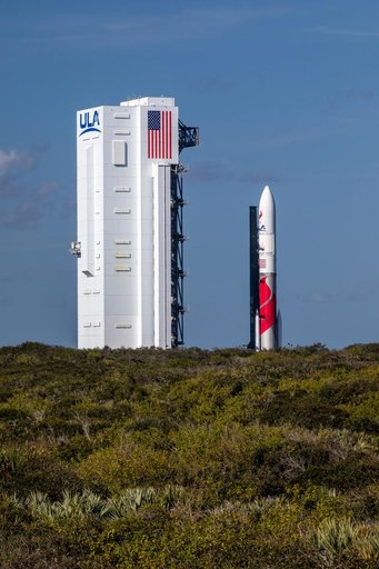 CLPS PM-1 Astrobotic/ULA Rollout for Launch