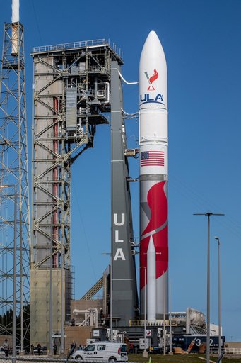 CLPS PM-1 Astrobotic/ULA Rollout for Launch