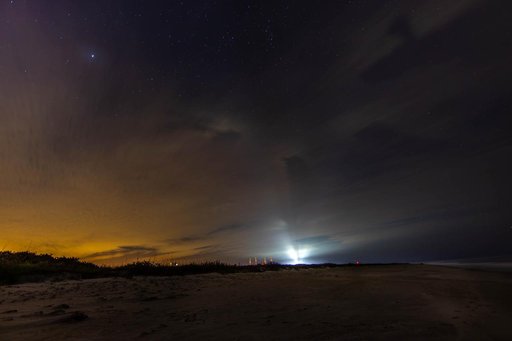 Creative Photography - Night Sky at Beach