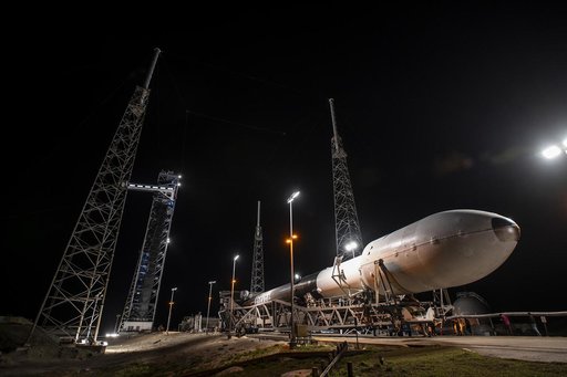SpaceX PACE Rollout for Launch