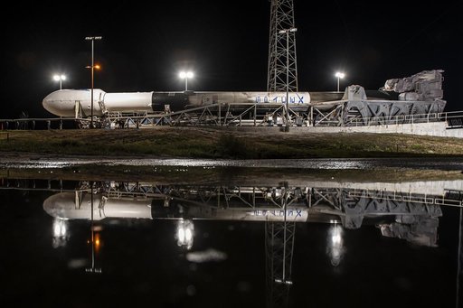 SpaceX PACE Rollout for Launch
