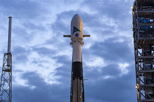 SpaceX PACE at Sunset