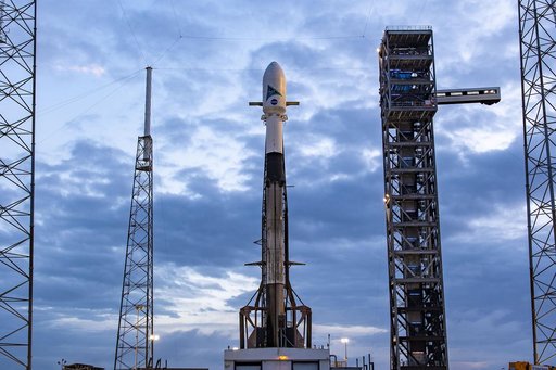SpaceX PACE at Sunset