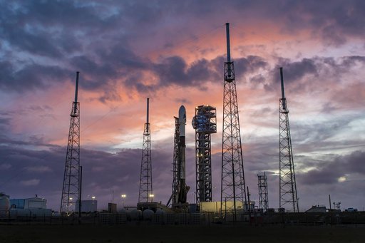 SpaceX PACE at Sunset