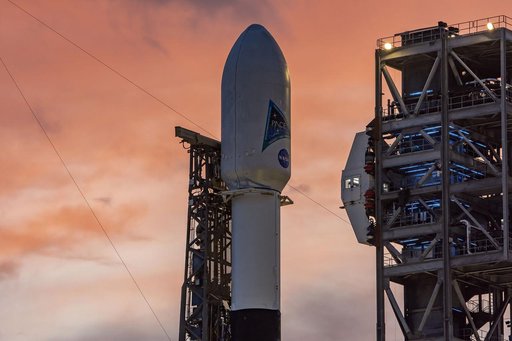 SpaceX PACE at Sunset