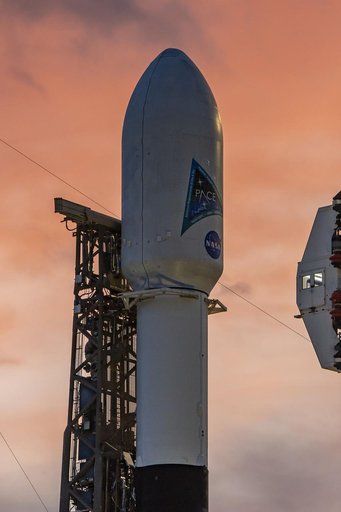 SpaceX PACE at Sunset