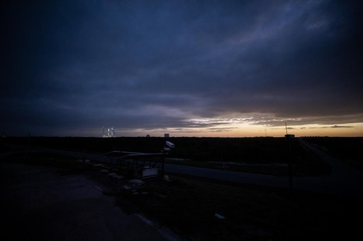 SpaceX PACE at Sunset