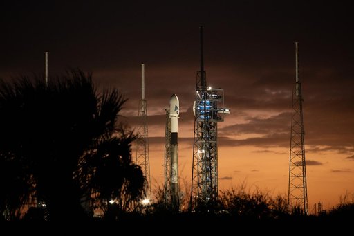 SpaceX PACE at Sunset