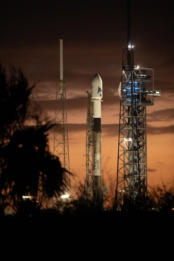 SpaceX PACE at Sunset