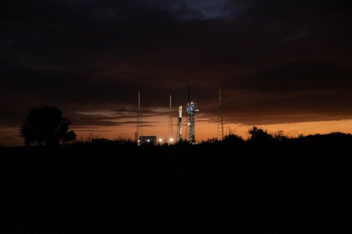 SpaceX PACE at Sunset