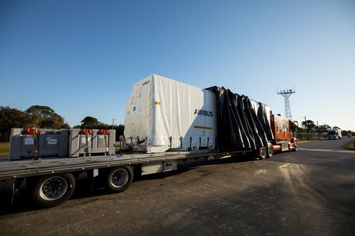 NASA’s Europa Clipper Solar Array Arrival at Kennedy Space Center