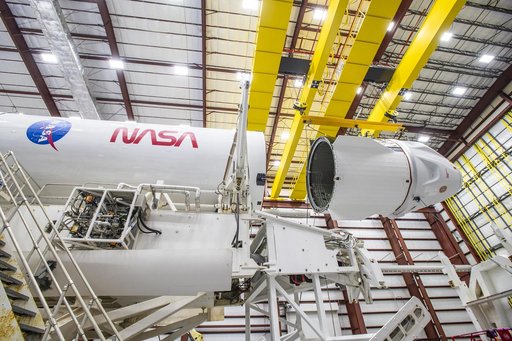 NASA/SpaceX Crew-8 Dragon Mate to Falcon 9