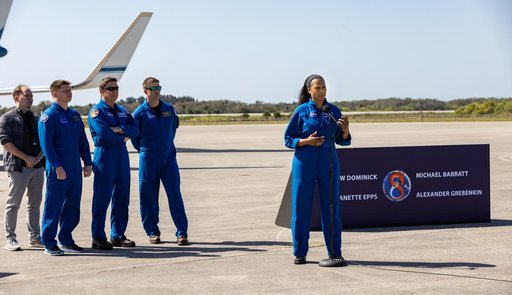 NASA’s SpaceX Crew-8 Crew Arrival at Kennedy Space Center