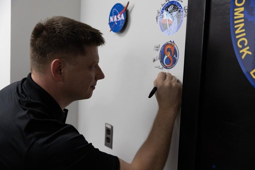 SpaceX Crew-8 Mission Logo (Zap the Wall)