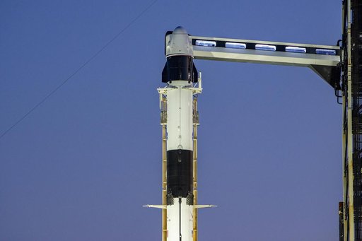 SpaceX Crew-8 Sunset at LC-39A