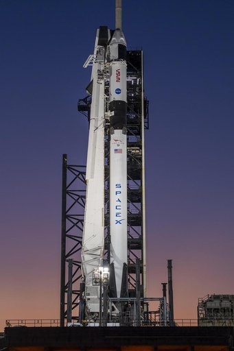 SpaceX Crew-8 Sunset at LC-39A