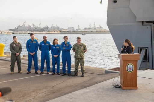 URT-11 NASA & Navy Joint Press Conference