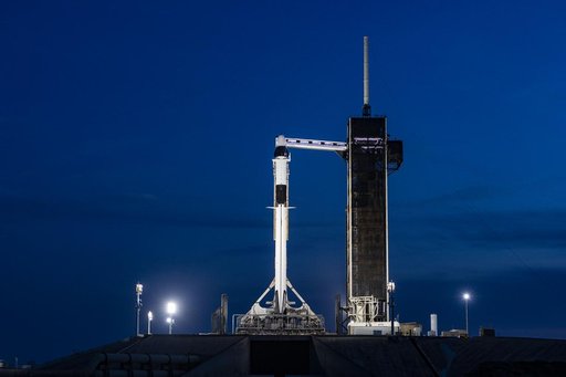 SpaceX Crew-8 Sunset at LC-39A