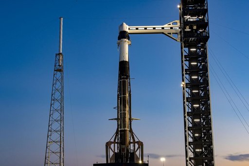 SpaceX CRS-30 at Sunset