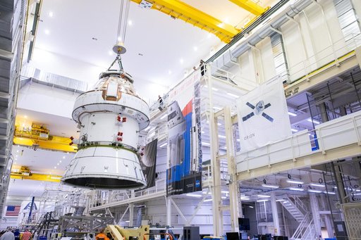 Orion Vac Chamber Lift and Load Operations