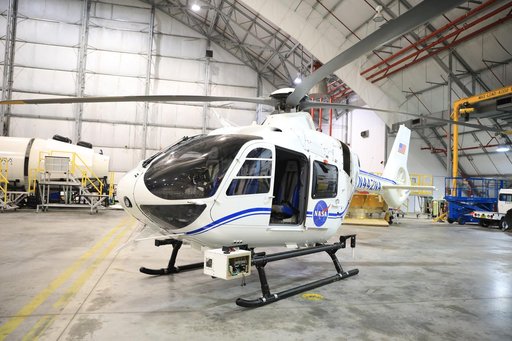 Airborne Instrumentation for Real-world Video of Urban Environments (AIRVUE) Sensor Pod on NASA’s Kennedy Space Center’s Helicopter