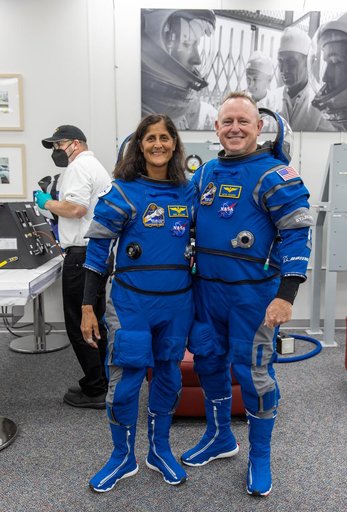NASA’s Boeing Crew Flight Test Astronaut Suit Up (Scrubbed)