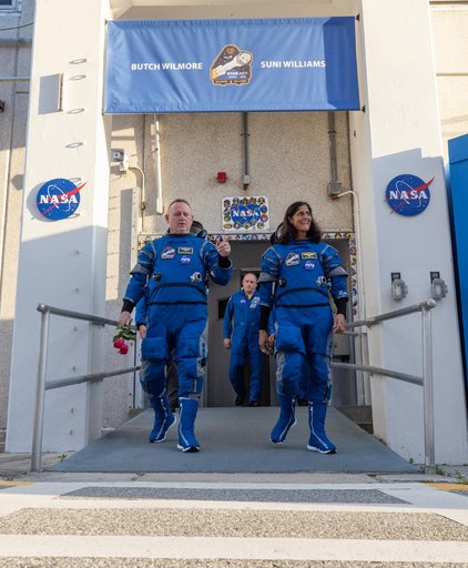 NASA’s Boeing Crew Flight Test Astronaut Walkout (Scrubbed)