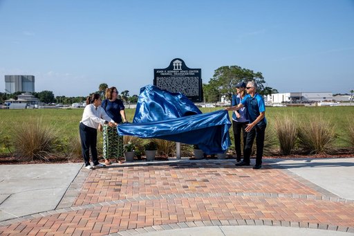 Old KSC Headquarters Historic Marker Ceremony