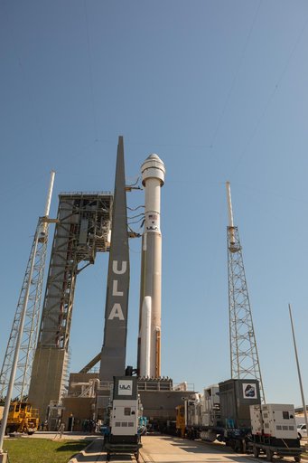 Boeing CFT Atlas V/Starliner Roll to Pad