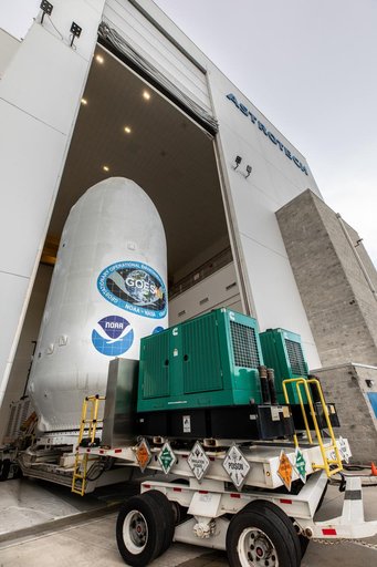 GOES-U Transport to Launch Complex 39A