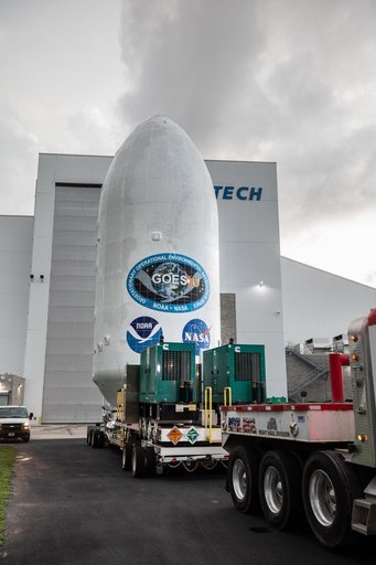 GOES-U Transport to Launch Complex 39A