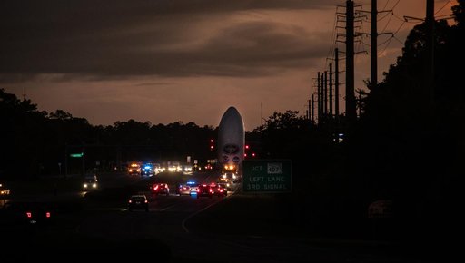 GOES-U Transport to Launch Complex 39A